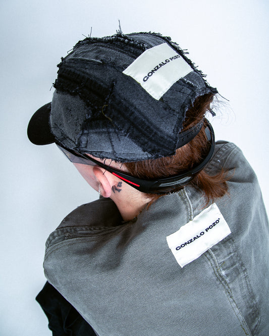 Cap Patchwork Denim